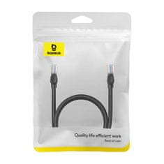 BASEUS Ethernet CAT5, 1m omrežni kabel (črn)