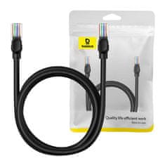 BASEUS Ethernet CAT5, 1,5 m omrežni kabel (črn)