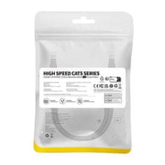BASEUS Ethernet CAT5, 1m omrežni kabel (črn)
