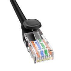 BASEUS Ethernet CAT5, 1m omrežni kabel (črn)