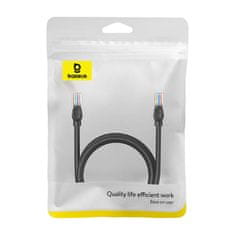 BASEUS Ethernet CAT5, 1,5 m omrežni kabel (črn)