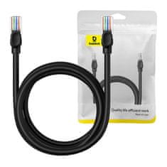 BASEUS Ethernet CAT5, 2m omrežni kabel (črn)