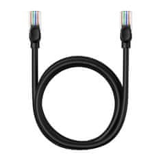 BASEUS Ethernet CAT5, 1,5 m omrežni kabel (črn)