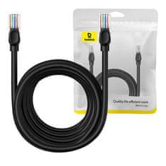 BASEUS Ethernet CAT5, 8 m omrežni kabel (črn)