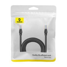 BASEUS Ethernet CAT5, 8 m omrežni kabel (črn)