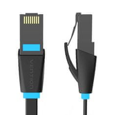 Vention Ploščat omrežni kabel UTP CAT6 Vention IBJBN RJ45 Ethernet 1000Mbps 15m črn