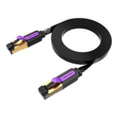 Vention Ploščat omrežni kabel UTP CAT7 Vention ICABI RJ45 Ethernet 10 Gbps 3 m črn