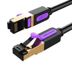 Vention Omrežni kabel CAT7 SFTP ICDBF RJ45 Ethernet 10Gbps 1m Black