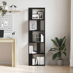 Vidaxl Book Cabinet/Room Divider Črni hrast 45x24x159 cm