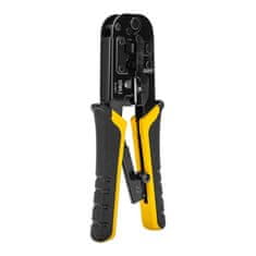 Deli Tools EDL4971 Klešče za stiskanje Ethernet priključkov, 4/6/8P, RJ45/RJ14/RJ12/RJ9