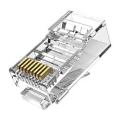 Vention Modularni priključek RJ45 CAT6 UTP IDDR0-50 prozoren Pakiranje 50 kosov