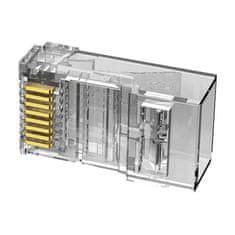 Vention Modularni priključek RJ45 CAT6 UTP IDDR0-50 prozoren Pakiranje 50 kosov