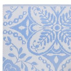 Vidaxl Zunanja preproga ARAKIL baby modra 140x200 cm PP