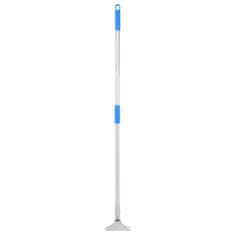 Vidaxl Čistilec tal 45,5x119,5 cm jeklo in guma