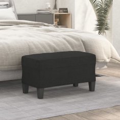 Vidaxl Klop črna 70x35x41 cm blago