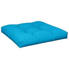 Vidaxl Blazina za kavč iz palet modra 70x70x12 cm