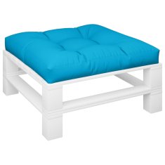 Vidaxl Blazina za kavč iz palet modra 70x70x12 cm