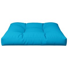 Vidaxl Blazina za kavč iz palet modra 70x70x12 cm