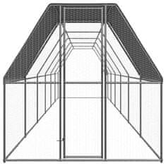 Vidaxl Kokošnjak 2x12x2m pocinkano jeklo