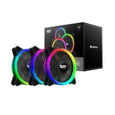 MojPlanet Komplet računalniških ventilatorjev ARGB DR12 Pro 3v1 120x120 (črn)