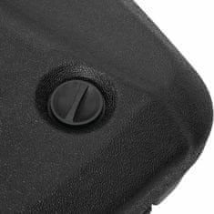 Vidaxl Zunanje stojalo za senčnik črne barve