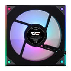 MojPlanet Darkflash DM8 ARGB hladilni ventilator (črn)