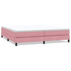 Vidaxl Box Spring postelja brez vzmetnico roza 200x210 cm Velvet