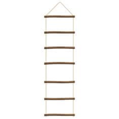 Vidaxl Stenske dekoracije v obliki lestve 2 kosa 30x100cm Naravna veja