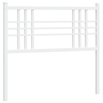 Vidaxl Kovinsko nadomestno vzglavje belo 100 cm