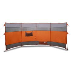 Vidaxl Vetrobran za kampiranje oranžen 366x152x152 cm vodoodporen