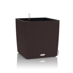 Vidaxl Cvetlično korito CUBE Cottage 40 ALL-IN-ONE mocha