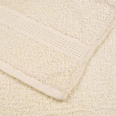 Vidaxl Brisače 2 kos krem 30x30 cm 360 gsm 100% bombaž