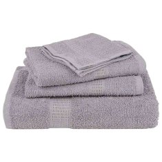 Vidaxl Brisače 10 kos siva 30x30 cm 360 g/m² 100% bombaž