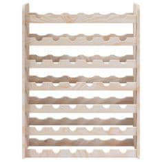 Vidaxl Stojalo za vino 67,5x25x87 cm trdna borovina