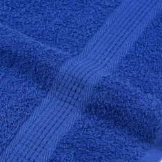 Vidaxl Brisače za savno 4 kos modra 80x200 cm 360 g/m² 100% bombaž