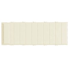 Vidaxl Blazina za ležalnik krem 180x60x4 cm oxford tkanina