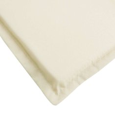Vidaxl Blazina za ležalnik krem 180x60x4 cm oxford tkanina