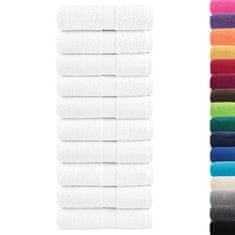 Vidaxl Premium brisače SOLUND 50 kos bela 30x50 cm 600 g/m2