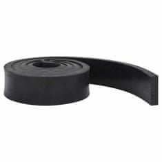 Vidaxl Gumijasti rob za snežni plug črn 250x8x2 cm