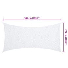 Vidaxl Maskirna mreža z vrečko za shranjevanje 506x279 cm bela