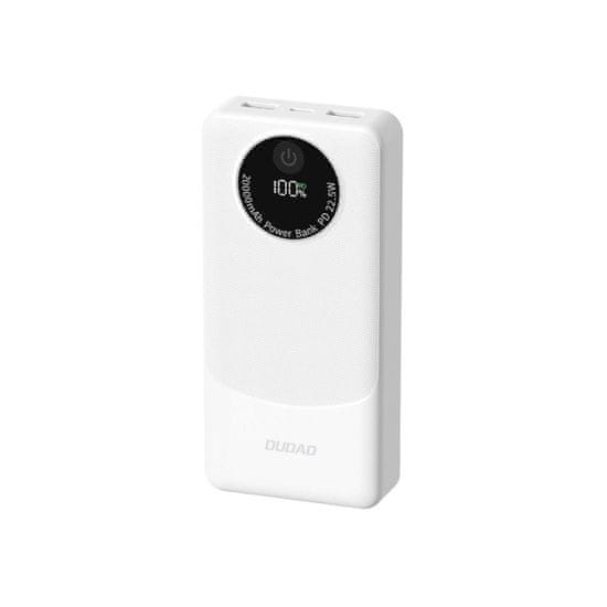 DUDAO K12 Power Bank 10000mAh 2x USB / USB-C 22.5W, belo