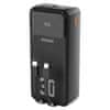 DUDAO K15MAX Power Bank 30000mAh USB / USB-C / Lightning + vstavané káble 22.5W, črna