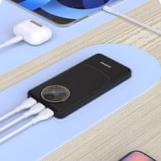 DUDAO K12 Power Bank 10000mAh 2x USB / USB-C 22.5W, črna