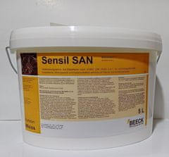 Sensil san, bela/turkizna, 5 l.