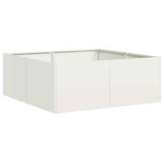 Vidaxl Sadilnik Bela 80x80x30 cm Jeklo