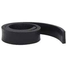 Vidaxl Gumijasti rob za snežni plug črn 200x8x2 cm