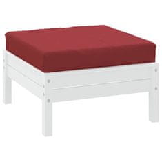 Vidaxl Blazina za paleto vinsko rdeča 60x60x9,5 cm oxford tkanina