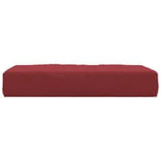 Vidaxl Blazina za paleto vinsko rdeča 60x60x9,5 cm oxford tkanina