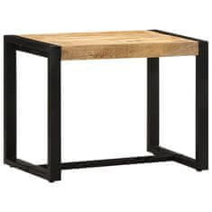 Vidaxl klop 60x35x45 cm Masivni neobdelan les Mango