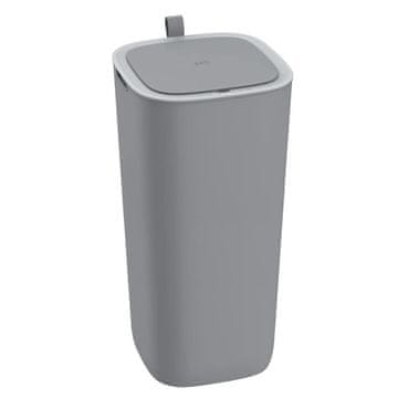 Vidaxl Senzorski koš za smeti Morandi 30 L siv